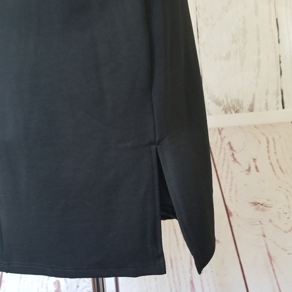 HARPER + LEMON Blk Sleeveless Halter Sheath Dress - Picture 5 of 8